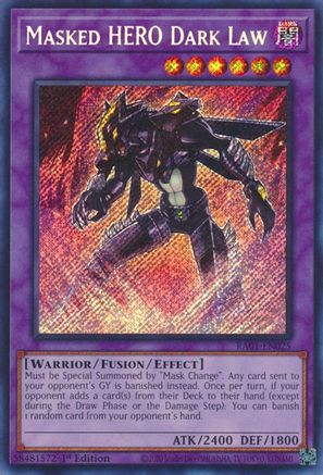Masked HERO Dark Law [RA01-EN025] Secret Rare - Yu-Gi-Oh! - Card Brawlers | Quebec | Canada |