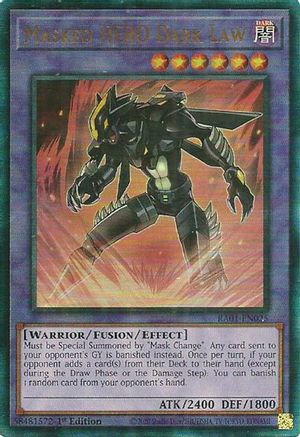 Masked HERO Dark Law [RA01-EN025] Prismatic Ultimate Rare - Yu-Gi-Oh! - Card Brawlers | Quebec | Canada |