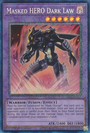 Masked HERO Dark Law [RA01-EN025] Prismatic Collector's Rare - Yu-Gi-Oh! - Card Brawlers | Quebec | Canada |