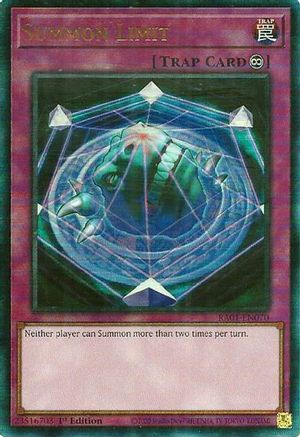 Summon Limit [RA01-EN070] Prismatic Ultimate Rare - Yu-Gi-Oh! - Card Brawlers | Quebec | Canada |