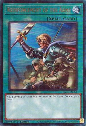 Reinforcement of the Army [RA01-EN051] Prismatic Ultimate Rare - Yu-Gi-Oh! - Card Brawlers | Quebec | Canada |