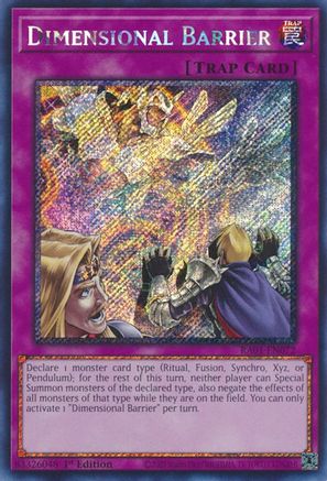 Dimensional Barrier [RA01-EN072] Platinum Secret Rare - Yu-Gi-Oh! - Card Brawlers | Quebec | Canada |