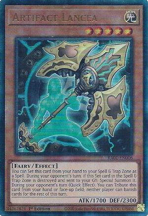 Artifact Lancea [RA01-EN006] Prismatic Ultimate Rare - Yu-Gi-Oh! - Card Brawlers | Quebec | Canada |