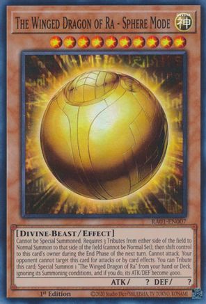 The Winged Dragon of Ra - Sphere Mode [RA01-EN007] Super Rare - Yu-Gi-Oh! - Card Brawlers | Quebec | Canada |
