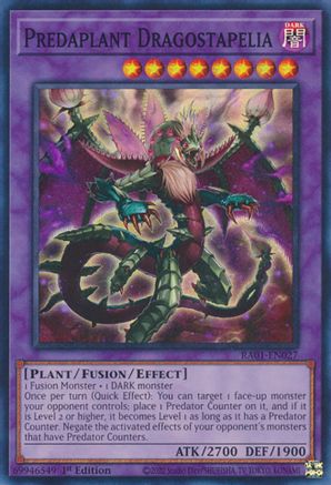 Predaplant Dragostapelia [RA01-EN027] Super Rare - Yu-Gi-Oh! - Card Brawlers | Quebec | Canada |
