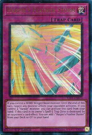 Harpie's Feather Storm [RA01-EN073] Prismatic Ultimate Rare - Yu-Gi-Oh! - Card Brawlers | Quebec | Canada |