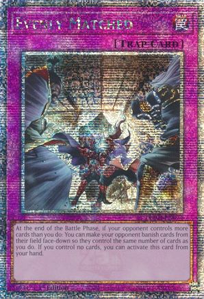 Evenly Matched [RA01-EN074] Quarter Century Secret Rare - Yu-Gi-Oh! - Card Brawlers | Quebec | Canada |