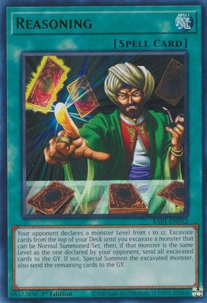Reasoning [RA01-EN052] Ultra Rare - Yu-Gi-Oh! - Card Brawlers | Quebec | Canada |