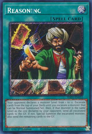 Reasoning [RA01-EN052] Platinum Secret Rare - Yu-Gi-Oh! - Card Brawlers | Quebec | Canada |