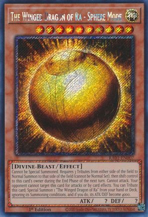 The Winged Dragon of Ra - Sphere Mode [RA01-EN007] Platinum Secret Rare - Yu-Gi-Oh! - Card Brawlers | Quebec | Canada |