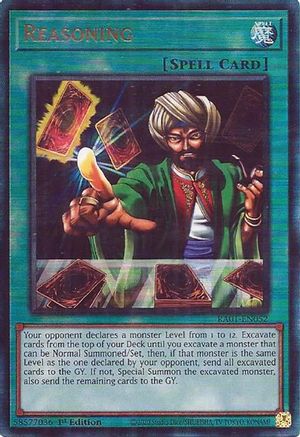 Reasoning [RA01-EN052] Prismatic Ultimate Rare - Yu-Gi-Oh! - Card Brawlers | Quebec | Canada |