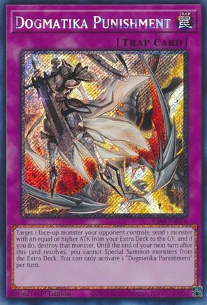Dogmatika Punishment [RA01-EN076] Platinum Secret Rare - Yu-Gi-Oh! - Card Brawlers | Quebec | Canada |