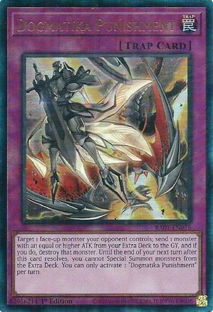 Dogmatika Punishment [RA01-EN076] Prismatic Ultimate Rare - Yu-Gi-Oh! - Card Brawlers | Quebec | Canada |