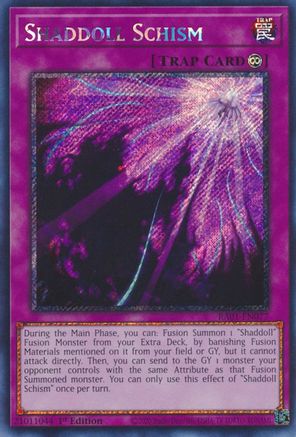 Shaddoll Schism [RA01-EN077] Platinum Secret Rare - Yu-Gi-Oh! - Card Brawlers | Quebec | Canada |