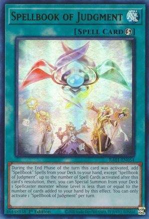 Spellbook of Judgment [RA01-EN054] Ultra Rare - Yu-Gi-Oh! - Card Brawlers | Quebec | Canada |