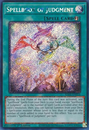 Spellbook of Judgment [RA01-EN054] Platinum Secret Rare - Yu-Gi-Oh! - Card Brawlers | Quebec | Canada |