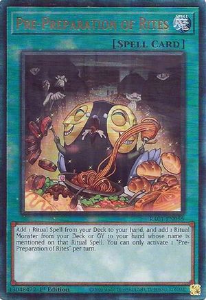 Pre-Preparation of Rites [RA01-EN055] Prismatic Ultimate Rare - Yu-Gi-Oh! - Card Brawlers | Quebec | Canada |