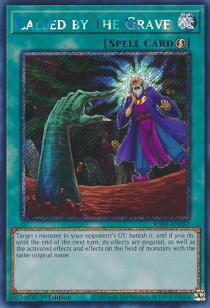 Called by the Grave [RA01-EN057] Platinum Secret Rare - Yu-Gi-Oh! - Card Brawlers | Quebec | Canada |