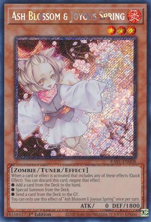Ash Blossom & Joyous Spring [RA01-EN008] Platinum Secret Rare - Yu-Gi-Oh! - Card Brawlers | Quebec | Canada |