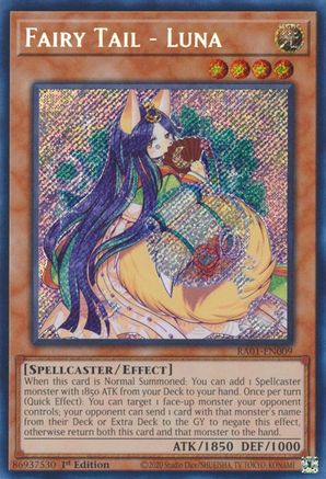Fairy Tail - Luna [RA01-EN009] Secret Rare - Yu-Gi-Oh! - Card Brawlers | Quebec | Canada |
