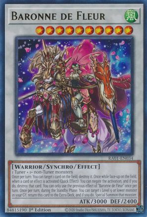 Baronne de Fleur [RA01-EN034] Ultra Rare - Yu-Gi-Oh! - Card Brawlers | Quebec | Canada |