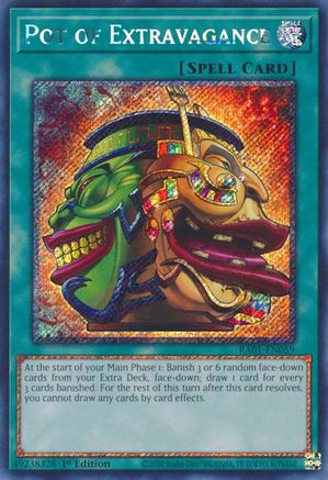 Pot of Extravagance [RA01-EN059] Platinum Secret Rare - Yu-Gi-Oh! - Card Brawlers | Quebec | Canada |
