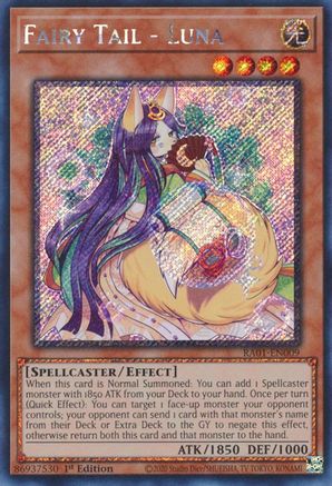 Fairy Tail - Luna [RA01-EN009] Platinum Secret Rare - Yu-Gi-Oh! - Card Brawlers | Quebec | Canada |