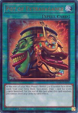 Pot of Extravagance [RA01-EN059] Prismatic Ultimate Rare - Yu-Gi-Oh! - Card Brawlers | Quebec | Canada |