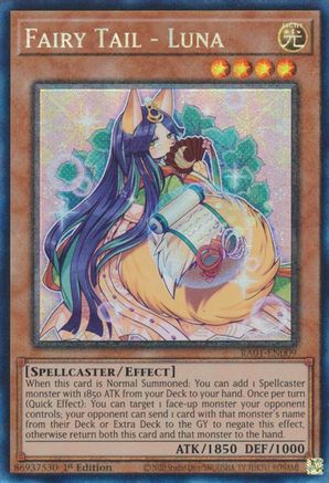 Fairy Tail - Luna [RA01-EN009] Prismatic Collector's Rare - Yu-Gi-Oh! - Card Brawlers | Quebec | Canada |