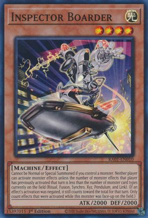 Inspector Boarder [RA01-EN010] Super Rare - Yu-Gi-Oh! - Card Brawlers | Quebec | Canada |