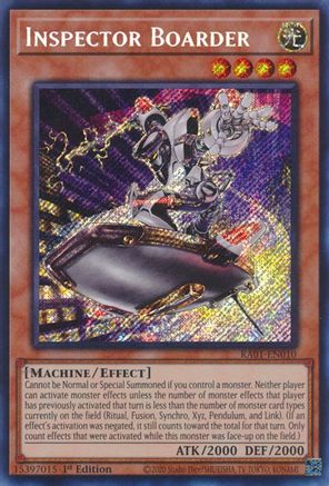 Inspector Boarder [RA01-EN010] Secret Rare - Yu-Gi-Oh! - Card Brawlers | Quebec | Canada |