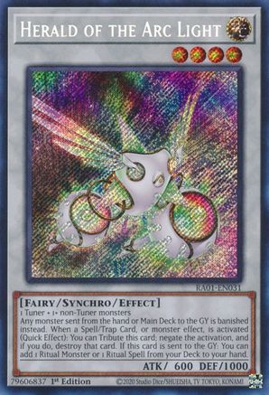 Herald of the Arc Light [RA01-EN031] Secret Rare - Yu-Gi-Oh! - Card Brawlers | Quebec | Canada |