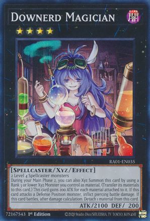 Downerd Magician [RA01-EN035] Super Rare - Yu-Gi-Oh! - Card Brawlers | Quebec | Canada |