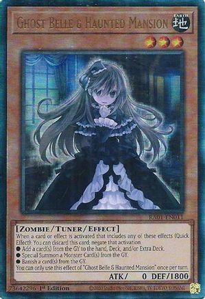 Ghost Belle & Haunted Mansion [RA01-EN011] Prismatic Ultimate Rare - Yu-Gi-Oh! - Card Brawlers | Quebec | Canada |