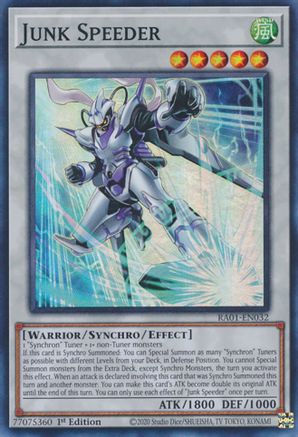 Junk Speeder [RA01-EN032] Super Rare - Yu-Gi-Oh! - Card Brawlers | Quebec | Canada |