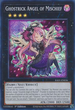 Ghostrick Angel of Mischief [RA01-EN036] Super Rare - Yu-Gi-Oh! - Card Brawlers | Quebec | Canada |