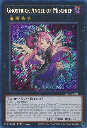 Ghostrick Angel of Mischief [RA01-EN036] Secret Rare - Yu-Gi-Oh! - Card Brawlers | Quebec | Canada |