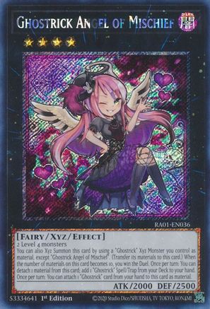 Ghostrick Angel of Mischief [RA01-EN036] Platinum Secret Rare - Yu-Gi-Oh! - Card Brawlers | Quebec | Canada |