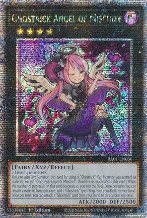 Ghostrick Angel of Mischief [RA01-EN036] Quarter Century Secret Rare - Yu-Gi-Oh! - Card Brawlers | Quebec | Canada |