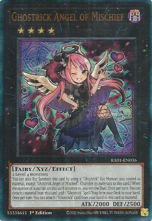 Ghostrick Angel of Mischief [RA01-EN036] Prismatic Ultimate Rare - Yu-Gi-Oh! - Card Brawlers | Quebec | Canada |