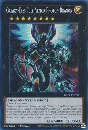 Galaxy-Eyes Full Armor Photon Dragon [RA01-EN037] Super Rare - Yu-Gi-Oh! - Card Brawlers | Quebec | Canada |