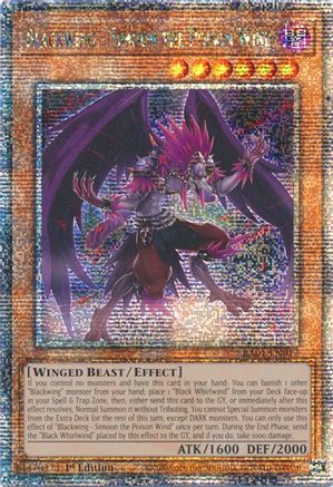 Blackwing - Simoon the Poison Wind [RA01-EN012] Quarter Century Secret Rare - Yu-Gi-Oh! - Card Brawlers | Quebec | Canada |