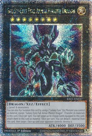 Galaxy-Eyes Full Armor Photon Dragon [RA01-EN037] Quarter Century Secret Rare - Yu-Gi-Oh! - Card Brawlers | Quebec | Canada |