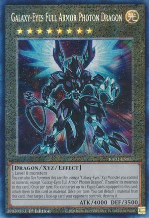 Galaxy-Eyes Full Armor Photon Dragon [RA01-EN037] Prismatic Collector's Rare - Yu-Gi-Oh! - Card Brawlers | Quebec | Canada |