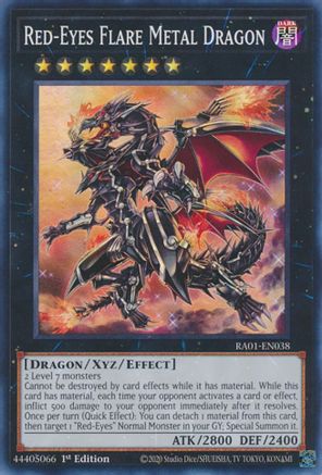 Red-Eyes Flare Metal Dragon [RA01-EN038] Super Rare - Yu-Gi-Oh! - Card Brawlers | Quebec | Canada |