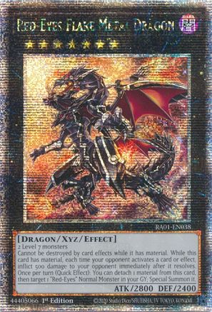 Red-Eyes Flare Metal Dragon [RA01-EN038] Quarter Century Secret Rare - Yu-Gi-Oh! - Card Brawlers | Quebec | Canada |
