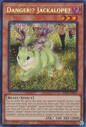 Danger!? Jackalope? [RA01-EN013] Secret Rare - Yu-Gi-Oh! - Card Brawlers | Quebec | Canada |