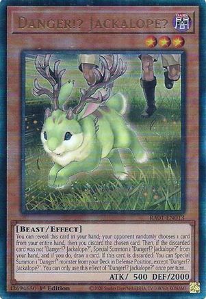 Danger!? Jackalope? [RA01-EN013] Prismatic Ultimate Rare - Yu-Gi-Oh! - Card Brawlers | Quebec | Canada |
