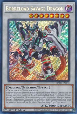 Borreload Savage Dragon [RA01-EN033] Secret Rare - Yu-Gi-Oh! - Card Brawlers | Quebec | Canada |