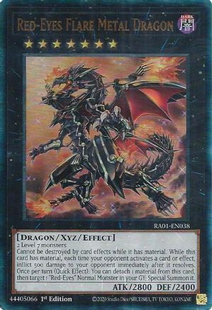 Red-Eyes Flare Metal Dragon [RA01-EN038] Prismatic Ultimate Rare - Yu-Gi-Oh! - Card Brawlers | Quebec | Canada |